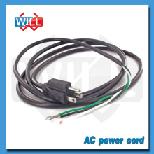 UL CUL 15A 125V despojado US cable de alimentación con enchufe macho